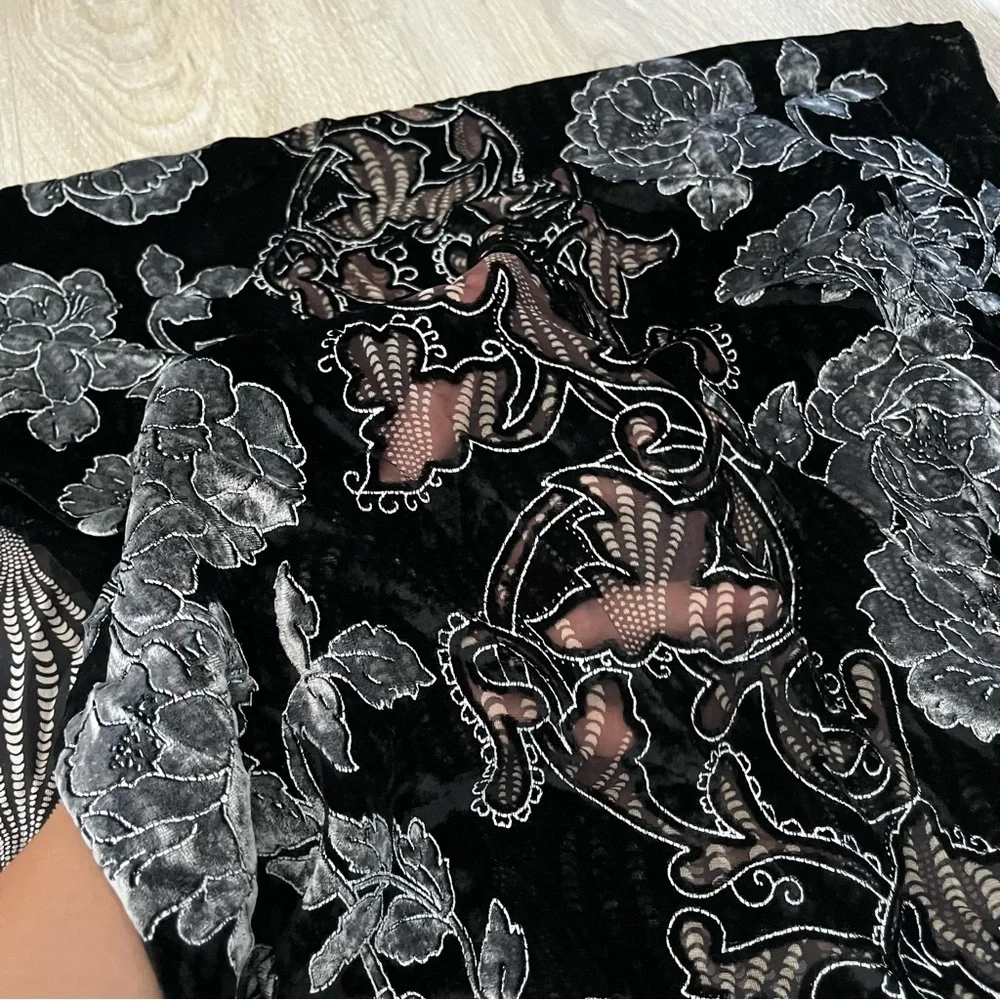 Chicos Open Front Kimono Cardigan Sz One Size - Picture 4 of 7